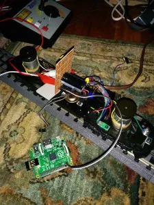 Initial power test. It works!